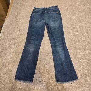 Classic vintage retro Bootcut Democracy Premium Frayed Hem Designer Jeans sz 4
